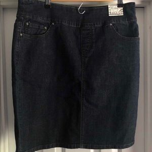 Ethyl denim skirt size 12